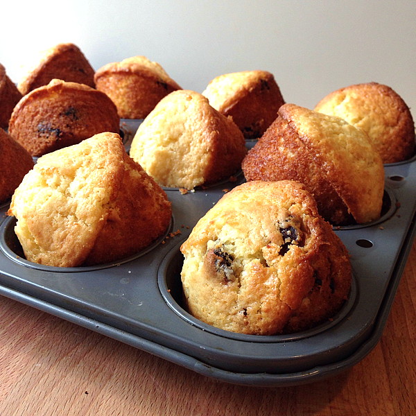 Muffins with Dried Cherries Get the Good Stuff!